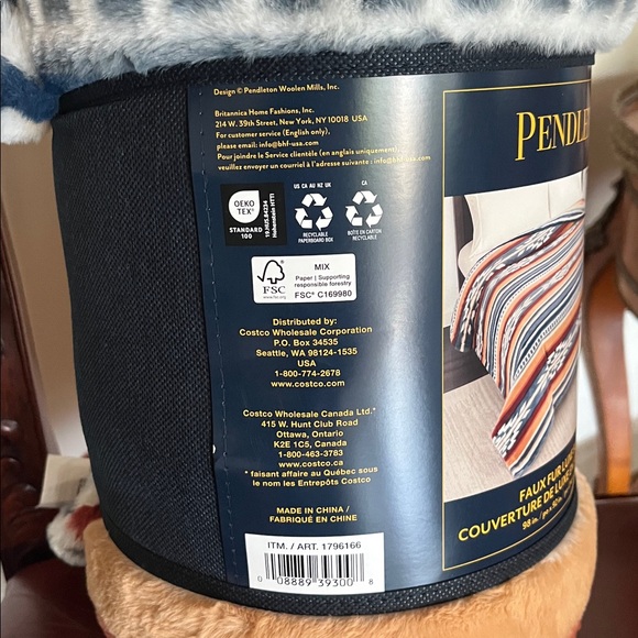 Pendleton Faux Fur Luxe Blanket Queen - Picture 9 of 10